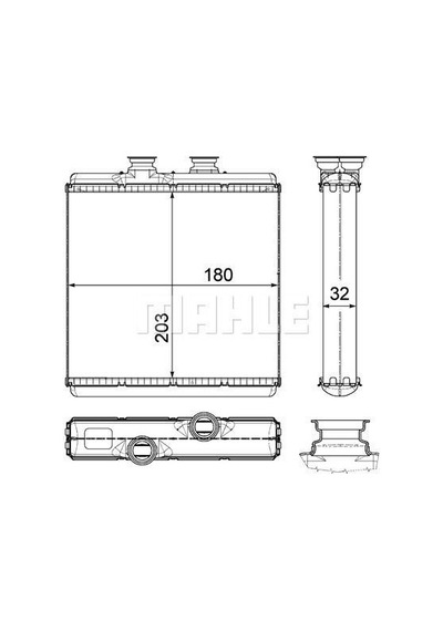 BEHR 8FH351315-411 Kalorifer Radyatörü W204 207 212 218 07-