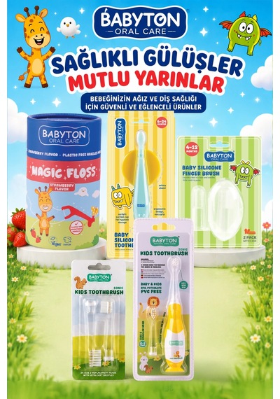 Silikon Diş Fırçası-ikili Silikon Parmak Diş Fırçası