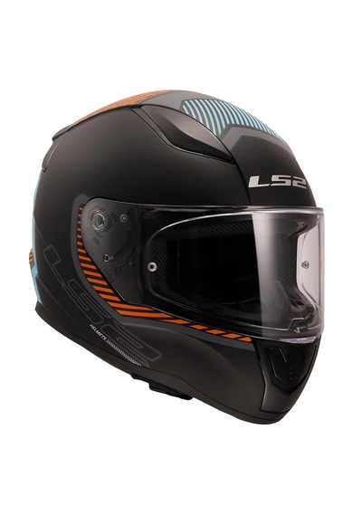 Ls2 Rapıd 2 Extra Full Face Motosiklet Kaskı Mat Gri - Neon Turuncu