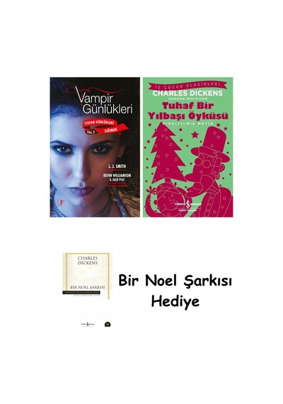 Vampir Günlükleri - Stefan Günlükleri Vol. 5 Sığınak + Tuhaf Bir Yılbaşı Öyküsü + Bir Noel Şarkısı
