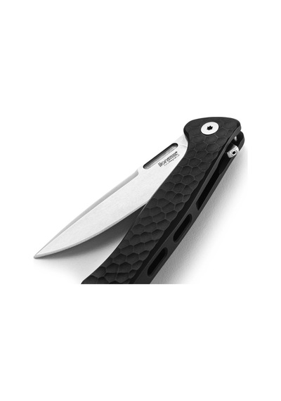 Lionsteel Emmet Em01a Bs Stonewashed Magnacut Black Aluminium Hammertone Kamp Çakı Siyah