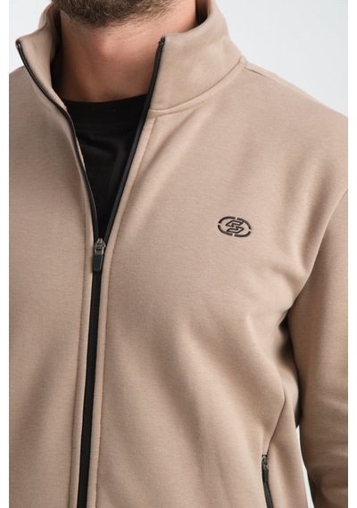 Shooter Sportswear Shooter Erkek Kışlık Eşofman Takımı Thermosoft Teknolojisi Içi Kuzu Görünümlü Regular Kalıp Vizon