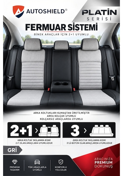 Ford Focus Hatchback Uyumlu Otomobil Koltuk Kılıfı
