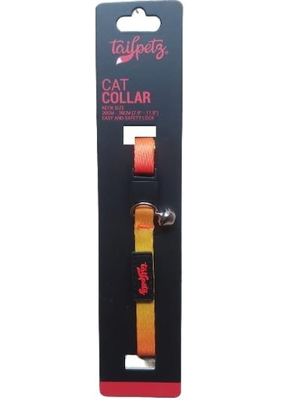 Tailpetz Cat Color Easy & Safety Lock Sun Ayarlanır Kedi Boyun Tasması