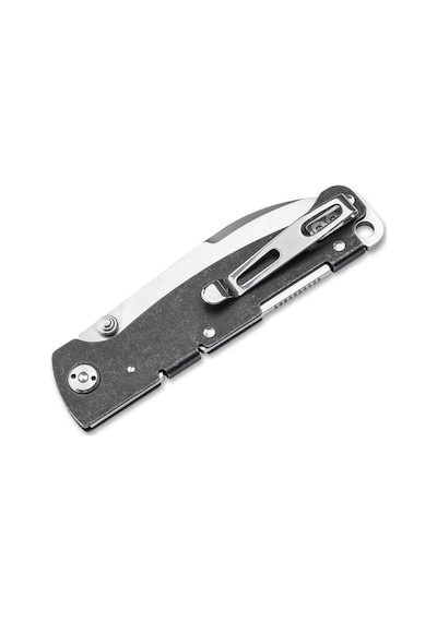Böker Plus Atlas Drop Point Ts Çakı Gri
