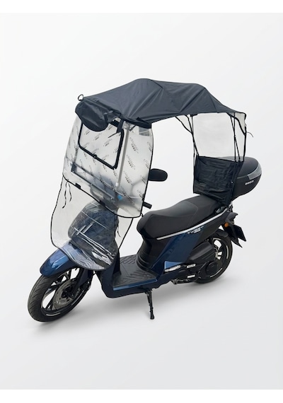 Motorsiklet Scooter Tentesi Yağmur Rüzgar Korumalı Gölgelik