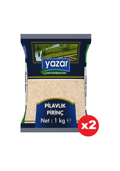 Yazar Pilavlık Pirinç 2 x 1 KG