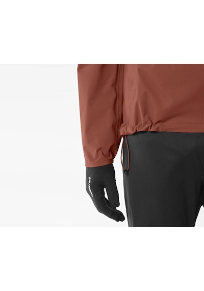 Salomon Bonattı Waterproof Jkt M Erkek Koşu Rüzgarlık Lc2293100 Kahverengi