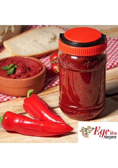 Domates Salçası 1 Kg + Acı Biber Salçası 1 Kg.-iki Lezzet Bir Arada