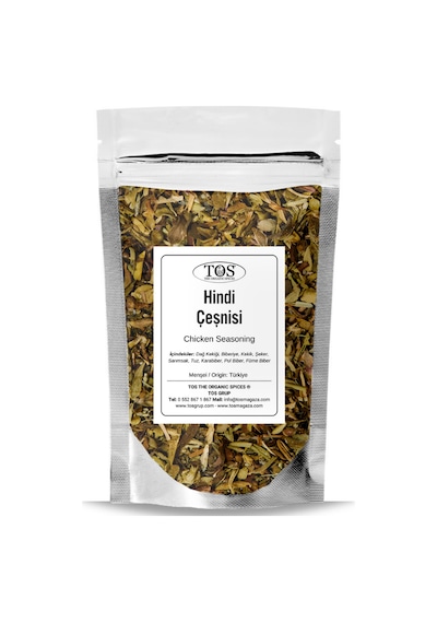 Tos The Organic Spices Hindi Çeşnisi 250 G