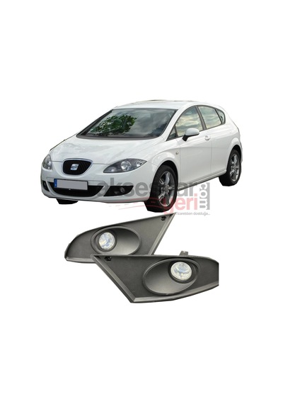 Seat Leon Mk2 2005-2010 Uyumlu Sis Farı Seti Ampul Dahildir