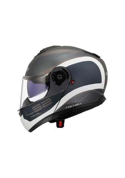 Ls2 Strobe 2 Vıctory Mat Gri-mavi-kum Kask Renkli