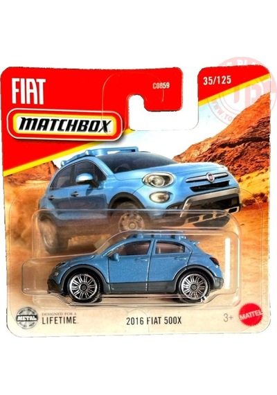 Mattel Matchbox 2016 Fıat 500x Araba C0859-jbr96 Mavi