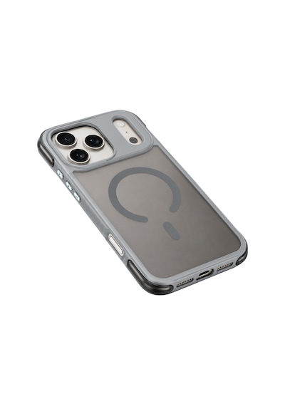 Buff Apple iPhone Uyumlu 18 Pro Max/17 Pro Max Magsafe Air Bumper Kılıf Gray Gri