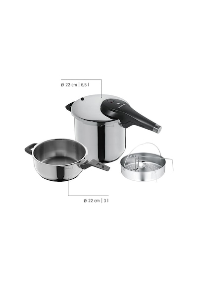 Wmf Perfect Premium Düdüklü Tencere Seti 6.5+3l Gri