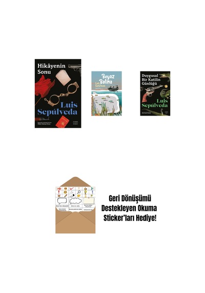 Hikâyenin Sonu + Beyaz Balina + Duygusal Bir Katilin Günlüğü + Okuma Sticker'ları
