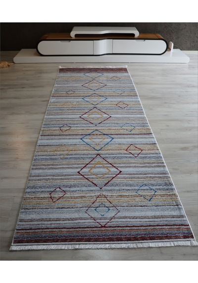 Bambu Dekoratif Renkli Mutfak Halısı Yıkanabilir Salon Halısı-100X300