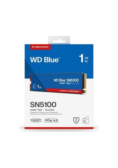Wd Blue Sn5100 1tb M.2 Nvme Ssd 7100/6700