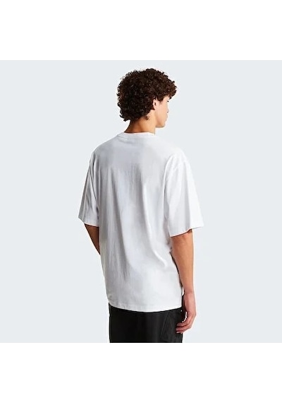 The North Face Liquid Logo Erkek Oversize T-shirt Nf0a8g9ufn41 Beyaz