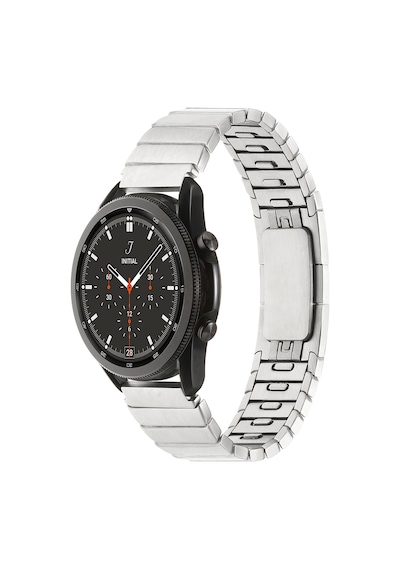 Galaxy Watch 46mm Uyumlu Krd-82 22mm Metal Zore Kordon-gümüş