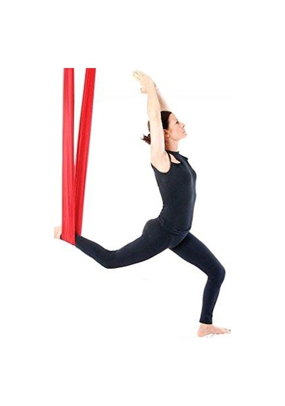 Bundera Yoga Fly Hamağı Kırmızı - Tavana Askılı Kırmızı