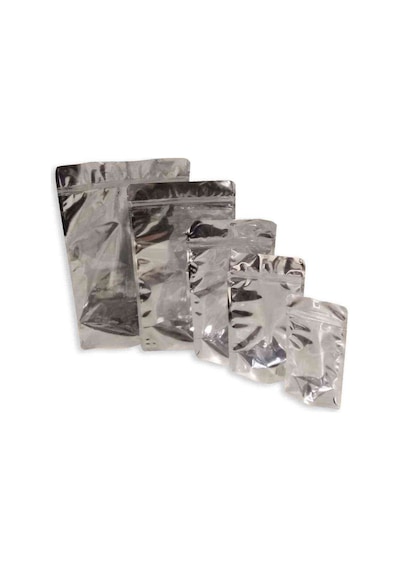 Şeffaf Metalize Kilitli Doypack 160X270X80 Mm 100 Lü Paket