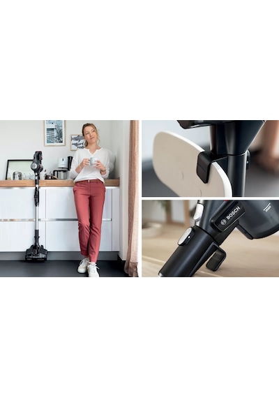 Bosch BBS712A (2 Bataryalı) Dikey Şarjlı Süpürge
