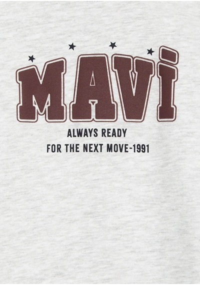 Mavi Oversize Gri Erkek Çocuk Sweatshirt 6s10186-88467