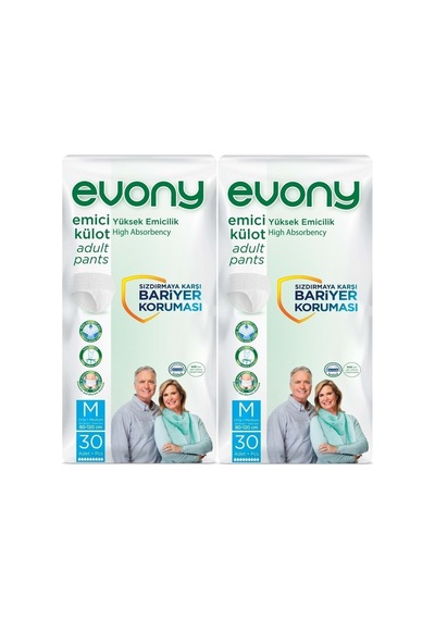 Hasta Bezi Yetişkin Emici Külot M-orta Boy 60 Adet 2pk 30 Tek Ebat