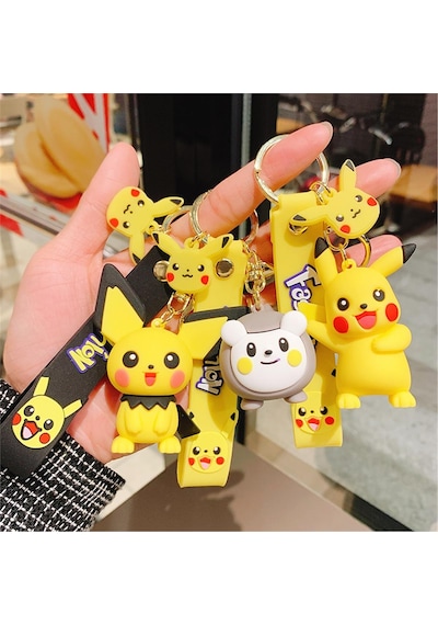 Piraye Gift Pokemon Pikachu Anahtarlık ve Çanta Aksesuarı