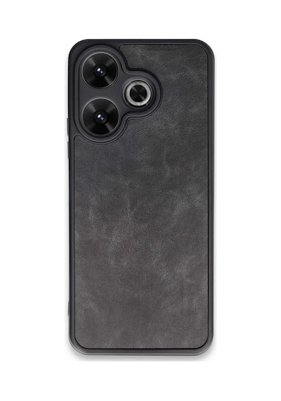 Xiaomi Redmi 13 4g Uyumlu Kılıf Aras Deri Kapak - Siyah