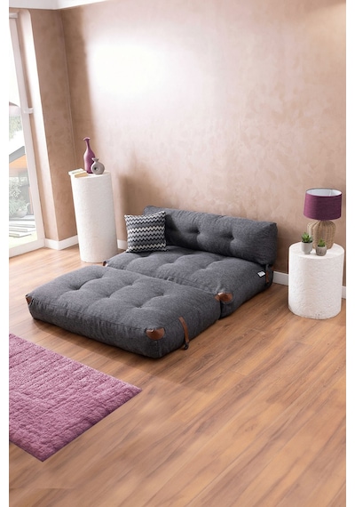 Good Night New Megano 140cm Katlanır Koltuk & Yer Yatağı 7 Renk Antrasit Gri