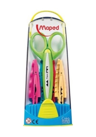 Maped Şekilli Makas + 5 Uç Kutu 601005