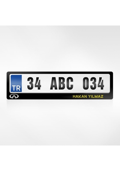 Kişiye Özel Isimli Infiniti Logolu Plakalık 264845254