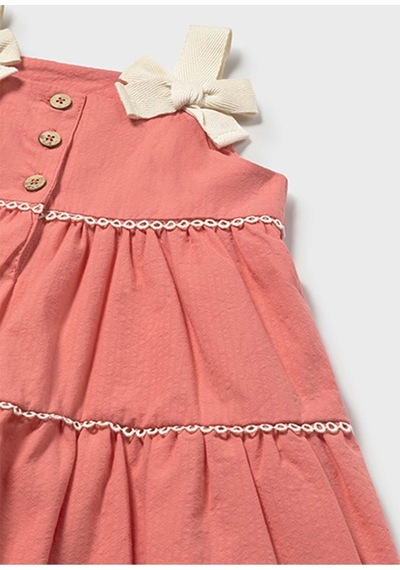 Mayoral Yazlık Kız Bebek Elbise - Pembe