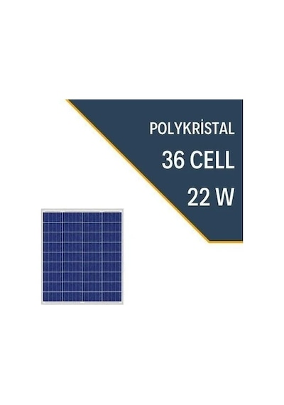 Lexron 22w Polykristal Güneş Paneli