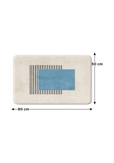 Monnhein Banyo Paspası, 2li Set Banyo Halısı Kaymaz Taban, Makine 40 x 60