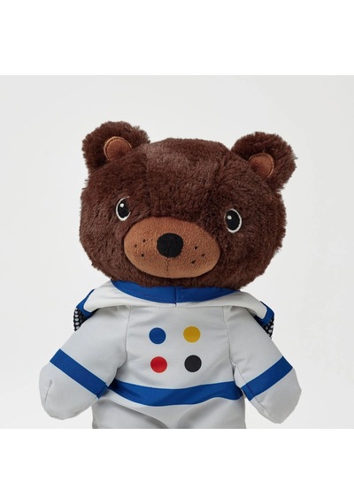 Ikea Aftonsparv Peluş Oyuncak 28 Cm Beyaz - Kahverengi - Mavi
