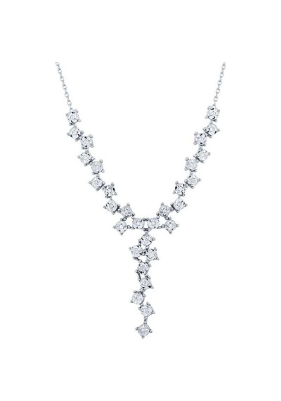 0.13 Karat Pırlanta Trend Kolye T13566 Beyaz