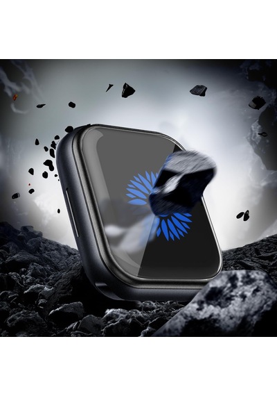 Seri 9 8 7 45mm Plastik Çerçeve Watch Ekran Koruyucu Kırılmaz Cam Yüksek Hassasiyetli Tam Kaplayan Apple Watch 9 8 7 İle Uyumlu Çok Renkli