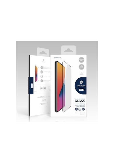 Dux Ducis Apple iPhone 15 Pro Uyumlu Full Kaplama Tempered Cam Ekran Koruyucu