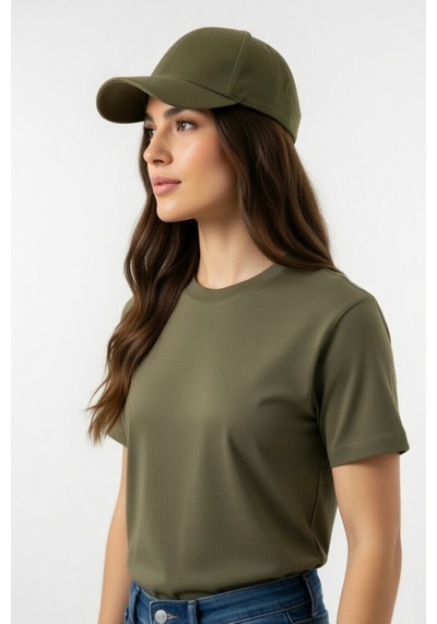 Mollycrush Luxury Unisex Haki Pamuklu Beyzbol Şapkası Premium Casual Outdoor Model Haki