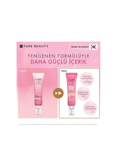 Pure Beauty Bb Krem Spf50 Pa++++ Natural 30 Ml 0