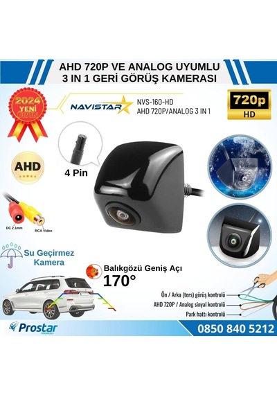 Piramit Balıkgözü Ahd 720p Ve Analog Çevrilebilir 170 Derece Gen