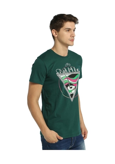Bant Giyim - Piramit Yeşil Erkek T-Shirt Tişört