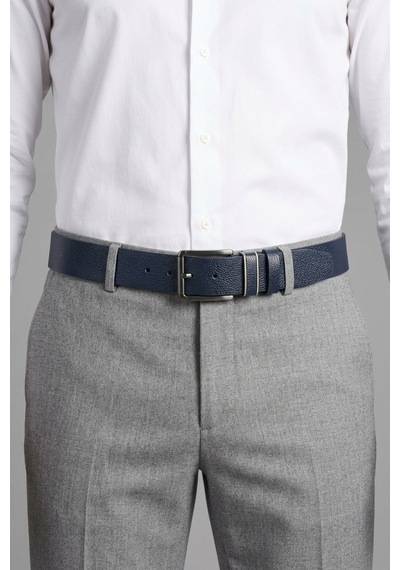 Firuze Tekstil Ltd Şti Hakiki Deri Erkek Spor Kemer - Kot Ve Jeans Pantolon Uyumlu 4 Cm Açık Lacivert Firuze Tekstil Ltd Şti Hakiki Deri Erkek Spor Kemer - Kot Ve Jeans Pantolon Uyumlu 4 Cm Açık Lacivert