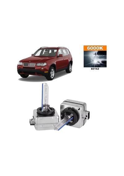 Bmw X3 Serisi E83 2004-2010 Xenon D1s / D1r 6000k Beyaz Hıd Xenon Ampul 2 Adet