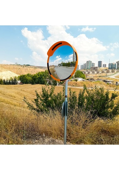 İleri Trafik Güvenlik Aynası 60 Cm Sarı-siyah, Tümsek Ayna, Otopark Aynası Diğer