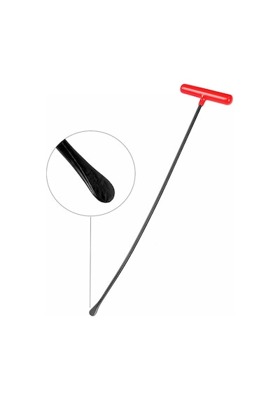 60 Cm 8 Mm Çap Levye Uçlu Kobra Boyasız Göçük Düzeltme Çubuğu, Pdr Çubuk - S13-01