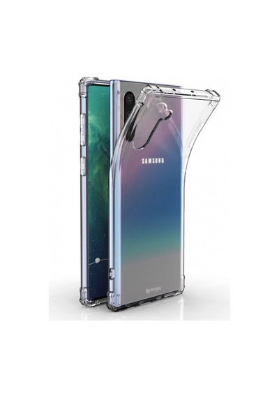 Blogy Galaxy Note 10 İle Uyumlu Crystal Fit Kılıf Crystal Clear